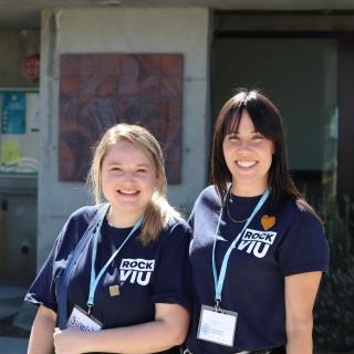 Telanie Moolman and Samantha Allan were the co-event leads