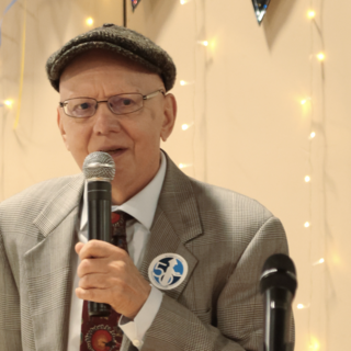 Ron Woznow, Mayor of City of Powell River at the 50th birthday celebration