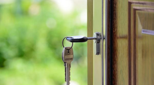 Key in a lock