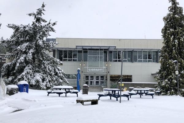 snow day at VIU 