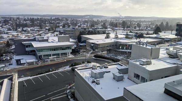 Snowy campus