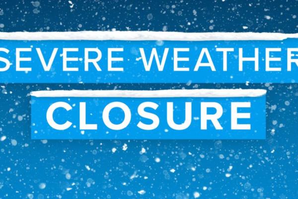 Severe Weather Closure graphic