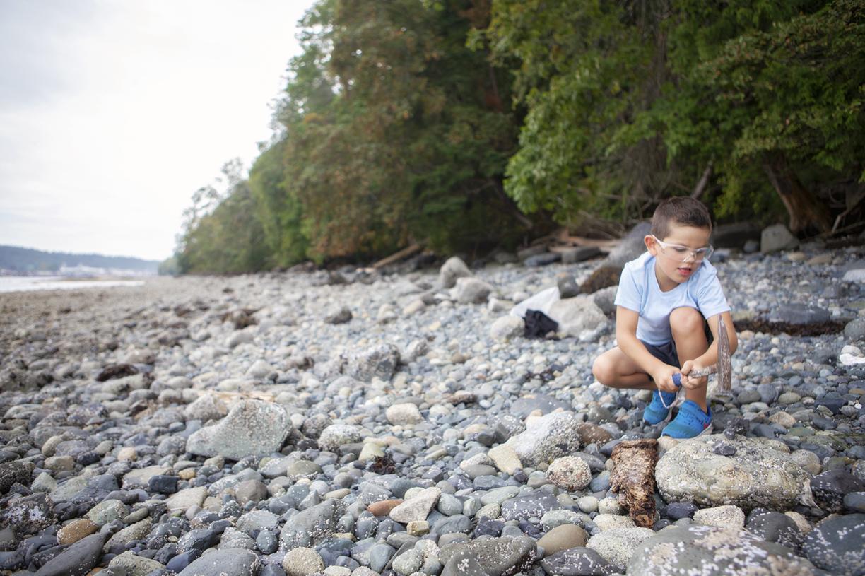 VIU Earth Science Rock Sample Collecting 