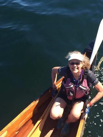 carol in the canoe