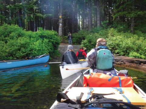 Therapeutic wilderness course